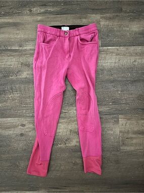 Girls' Pink Riding Breeches